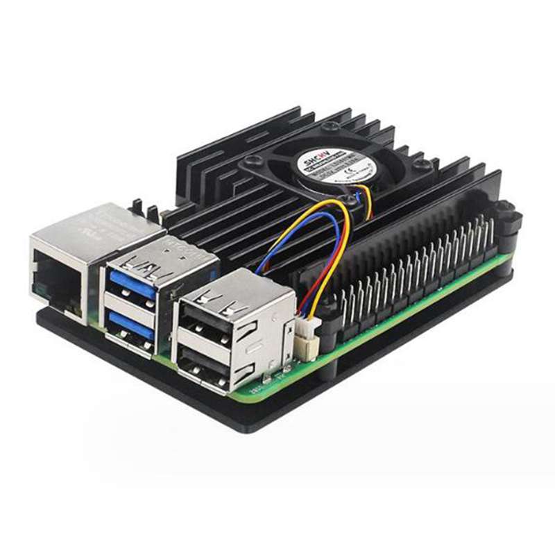 Ventilateur 4 fils PWM avec contrôle thermique et dissipateur en aluminium pour un refroidissement optimal